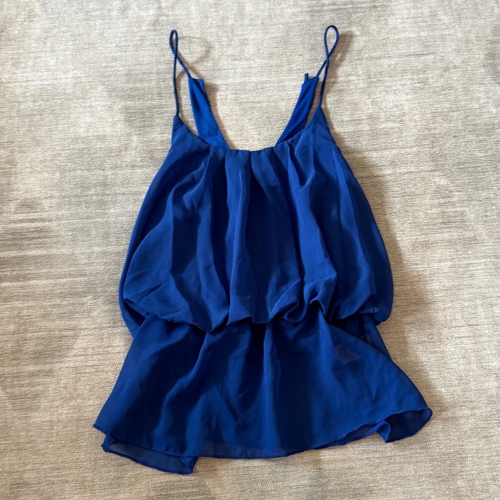 Royal Blue Blouse